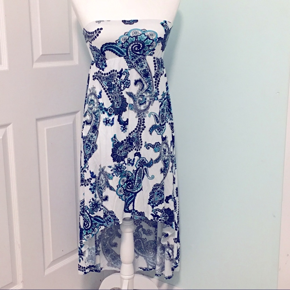 LASCANA for Venus Hi-Low Strapless Dress